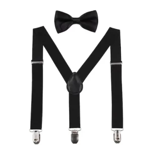 Kids Black Suspenders Kids Black Suspenders