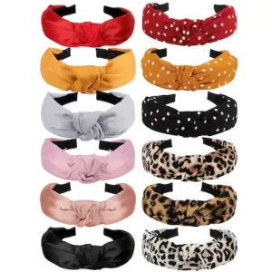 Women Hair Knotted Headband Pack of 12 Women Hair Knotted Headband Pack of 12