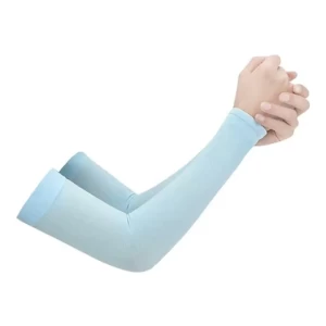 Unisex Light Blue Arm Warmers