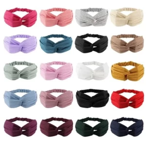 Women Hair Knotted Headband Pack Of 20 Women Hair Knotted Headband Pack Of 20