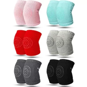 Anti-Slip Baby Knee Protectors Toddlers Pack of 6 Pairs
