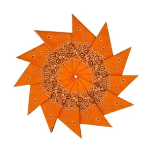 Men Orange Handkerchiefs Pack of 12 Men Orange Handkerchiefs Pack of 12