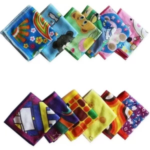 Generic Women Multicolor Handkerchiefs Pack of 12
