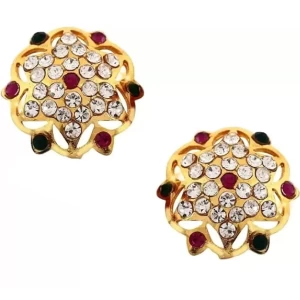 Women Traditional American Studded Diamond Earrings