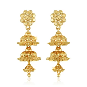Traditional Alloy Gold And Micron Plated Lovely Earrings