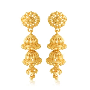 Premium Gold Plated alloy Bali Earring for Women