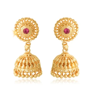 Classic Gold Plated alloy jhumka Earring for Women and Girls