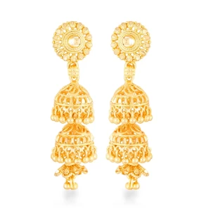 Stylish Temple Gold Plated alloy Earrings for Women and Girls