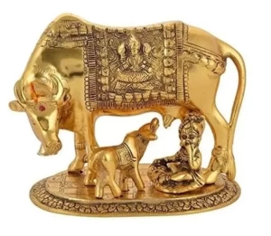 Kamdhenu Cow With Calf Statue