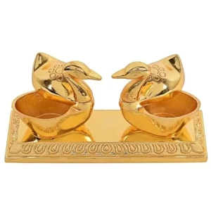 Double Peacock Kumkum Box Double Peacock Kumkum Box