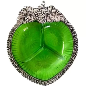 Decorative Paan Glass Tray Decorative Paan Glass Tray