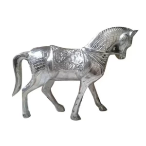 White Metal Horse Statue White Metal Horse Statue