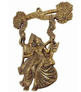 Radha Krishna Jhula Wall Hanging Radha Krishna Jhula Wall Hanging