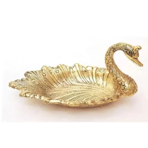 Modern Dry Fruits Tray Gold