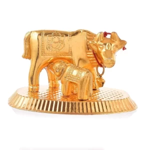 Mini Cow and Calf Gold Idol