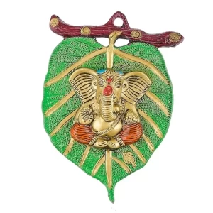 Decorative Leave Ganesha Wall Hanging