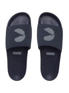 DOT FUSION NAVY SLIDERS FOR MEN DOT FUSION NAVY SLIDERS FOR MEN