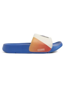 CHUPPS MI OFFICIAL ROYAL BLUE and ORANGE SLIDERS FOR WOMEN