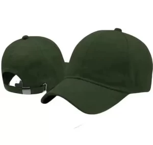 Solid Sports Green Cap
