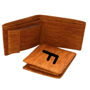 F Letter Brown WALLET for Men