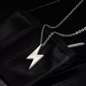 Flash Pendant Stainless Steel Chain For Men