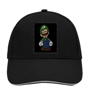 Super Mario Printed Cotton Cap For Unisex
