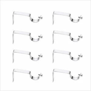 Stainless Steel Curtain Accessories Hooks pair of 4