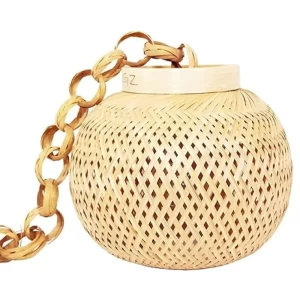 Bamboo Round Lamp