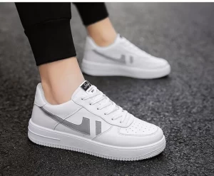 Casual Canvas Sneaker Shoes For Men White Casual Canvas Sneaker Shoes For Men White