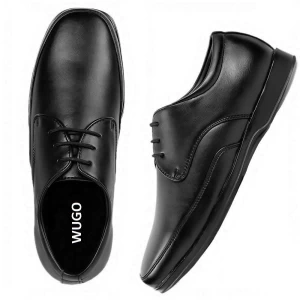 Men Faux Leather Formal Lacer Shoes Black Men Faux Leather Formal Lacer Shoes Black