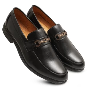 Latest Stylish Men Faux Leather Black Loafer Shoes Latest Stylish Men Faux Leather Black Loafer Shoes