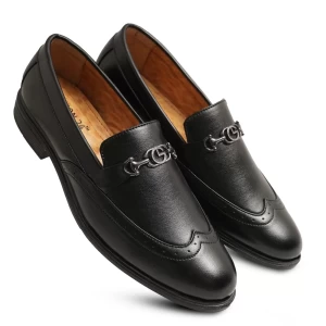 Luxury Leather Loafer Shoes For Men Black Luxury Leather Loafer Shoes For Men Black