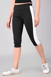 Trendy Womens Black and White Active wear