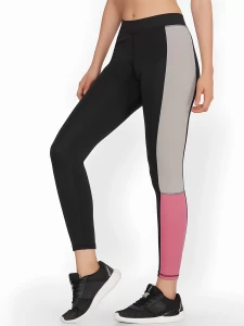 Women Ankle Length Stretchable Black Grey Leggings Pants