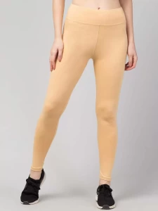 Stretchable Beige Tights For Women