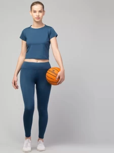 Womens Fabulous High Quality Plain Teal Sports Wear Set Womens Fabulous High Quality Plain Teal Sports Wear Set