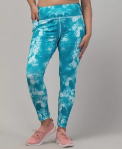 Women Sea Print Gym Tights Pants