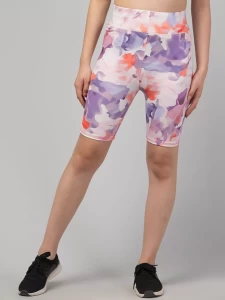 Womens High Quality Fogg Printed Sports Shorts