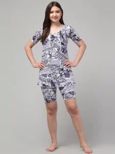 Womens Lycra Printed Rough Swimsuit