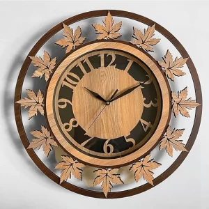 Wall Clock Wooden With Glass MTW 105 SIZE 15.5*15.5 Wall Clock Wooden With Glass MTW 105 SIZE 15.5*15.5