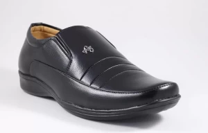 Lightweight Leather Face Sticher Black Formal Shoes For Men Lightweight Leather Face Sticher Black Formal Shoes For Men