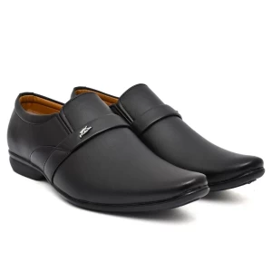 Synthetic Leather Black Formal Casuals Shoes for Men Synthetic Leather Black Formal Casuals Shoes for Men