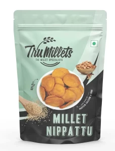 TruMillets Millet Nippattu 125g South Indian Crunchy Millet Snack