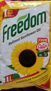 Freedom Brand Refined Sunflower Oil 1 Ltr